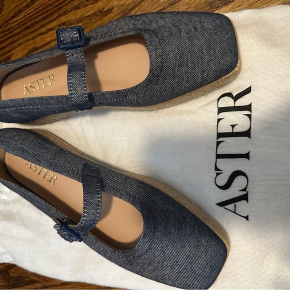 Aster Blue Denim Mary Jane Shoes - Picture 3 of 5
